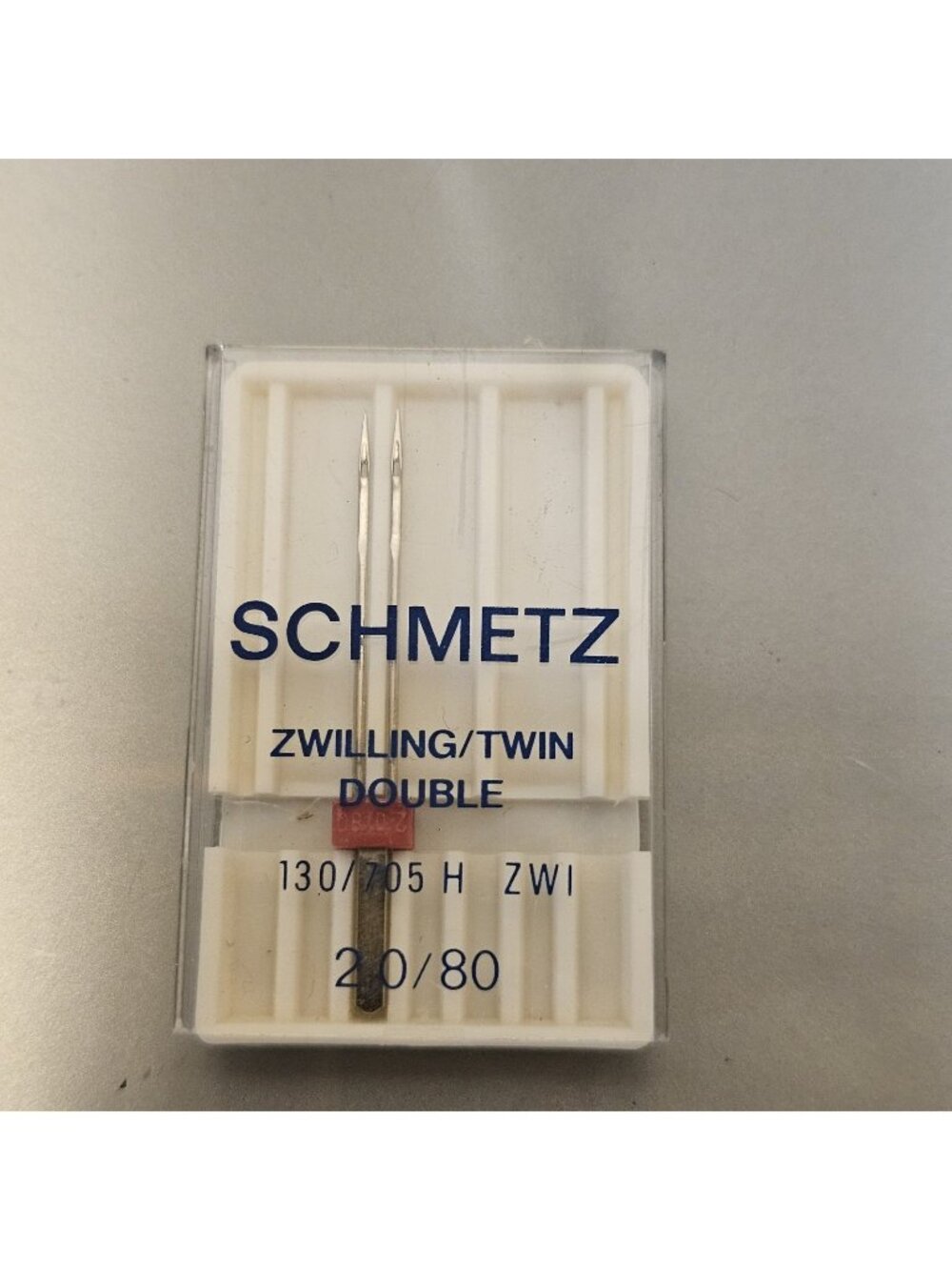 Schmetz Germany 130/705 H, 1,6/ 70 Double Needle for Bernina Sewing Machine